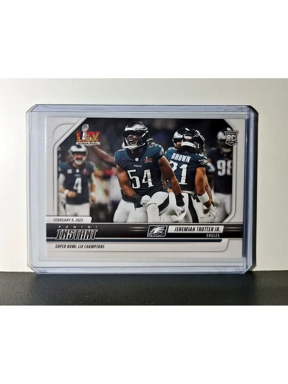 Jeremiah Trotter Jr. Rookie 2024 Panini Super Bowl LIX Champions NFL #34 Card